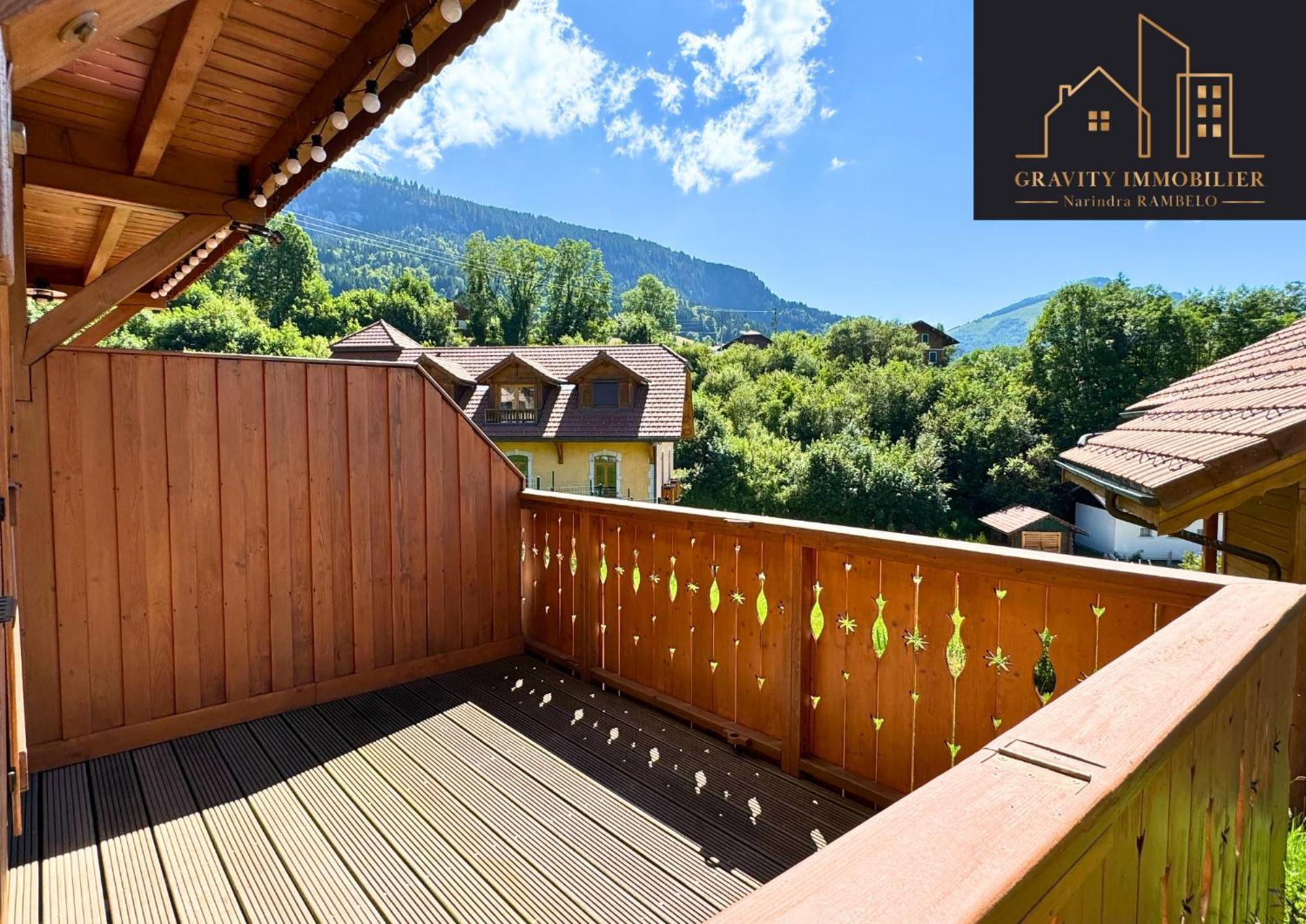 Chalet Duplex Mont-Saxonnex "Le Jarbay " Exterior foto
